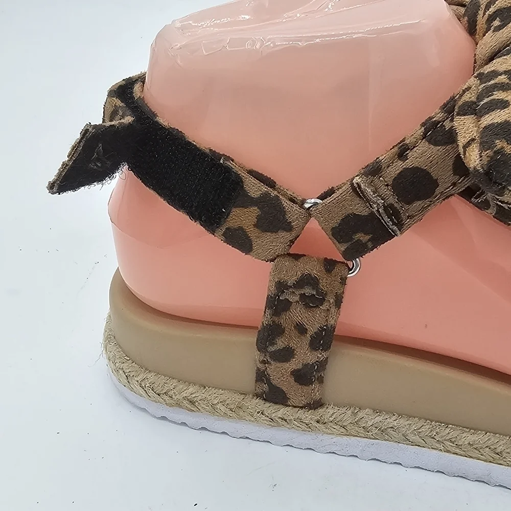 Treasure & Bond Eliza Sandals Tan Leopard Size 5 - Picture 8 of 13